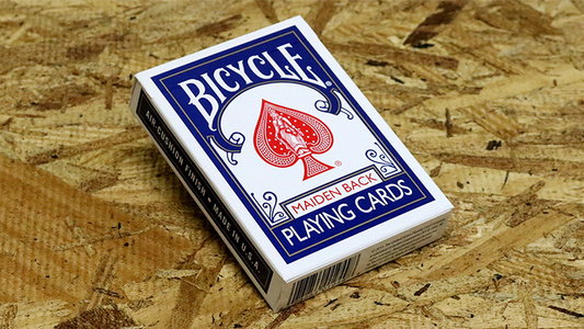 Bicycle Maiden Back (Blue) by US Playing Card Co