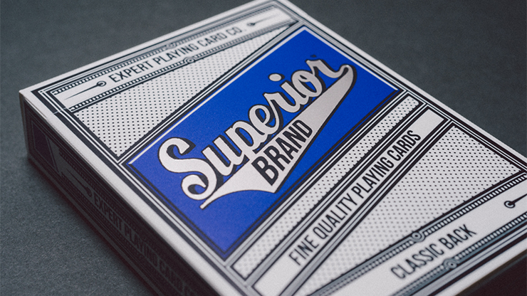 Superior (Blue) NEW Playing Cards by Expert Playing Card Co