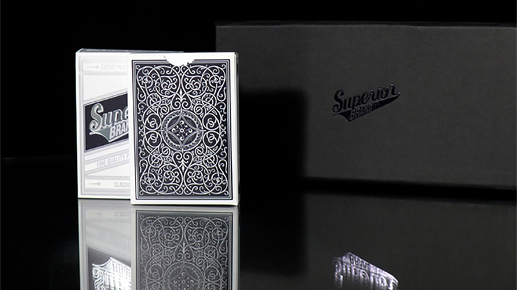 Superior (Black) Playing Cards by Expert Playing Card Co