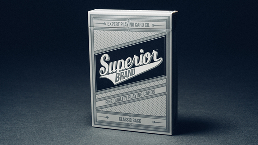 Superior (Black) Playing Cards by Expert Playing Card Co