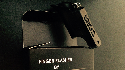 Finger Flasher (Black) by Jeremy Bracco - Trick