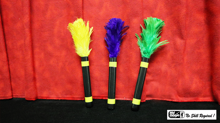 Ultra Visual Color Changing Feather (Small) by Mr. Magic - Trick