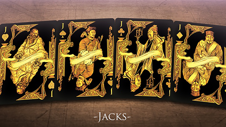 Middle Kingdom (Gold) Playing Cards Printed by US Playing Card Co