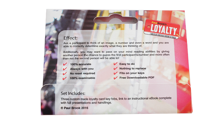 Loyalty (Gimmicks and Online Instructions) by Paul Brook