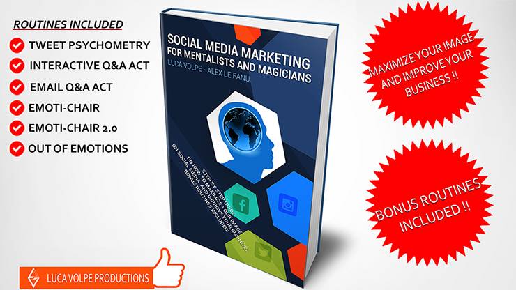 Social Media Marketing for Mentalists and Magicians by Luca Volpe - Book