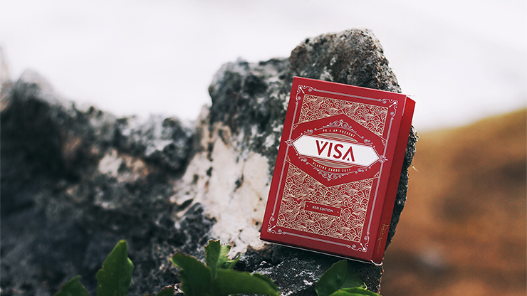 Visa Red Playing Cards by Patrick Kun and Alex Pandrea