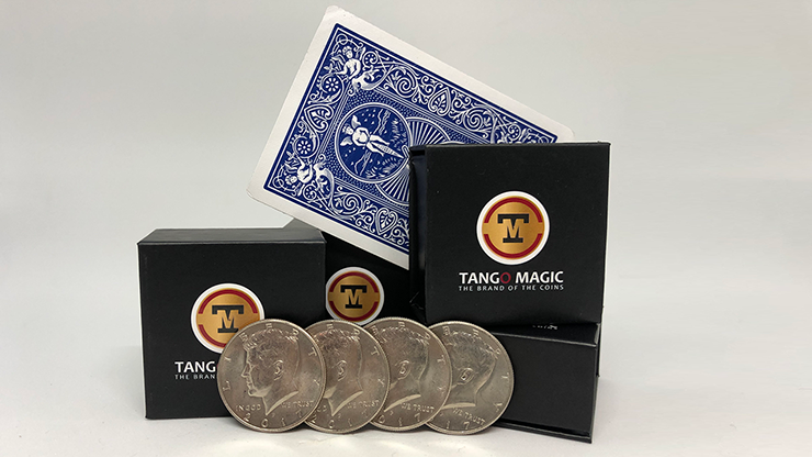 Autho 4 Half Dollar (D0178) (Gimmicks and Online Instructions) by Tango - Trick