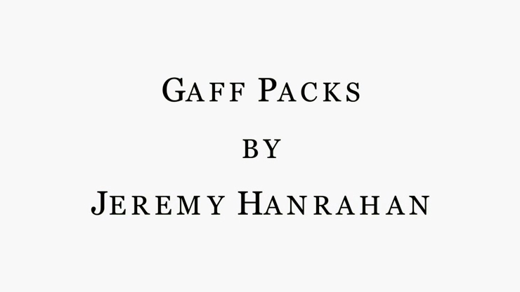 Bicycle Gaff Pack Red (6 Cards) by The Hanrahan Gaff Company