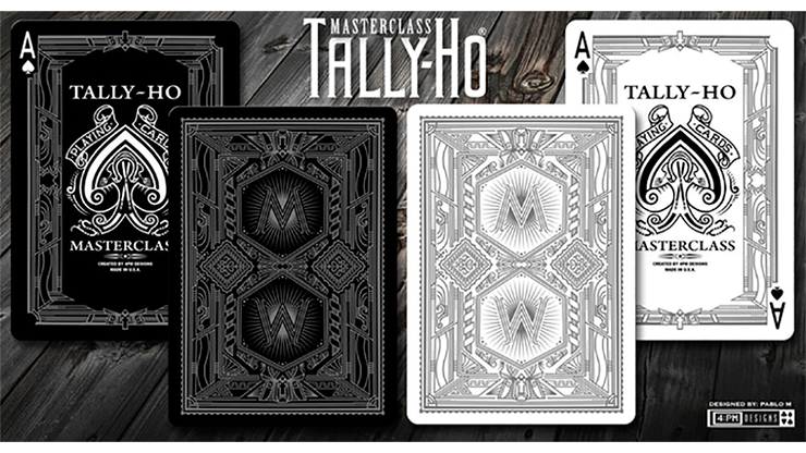 Tally-Ho Masterclass (Black) Playing Cards