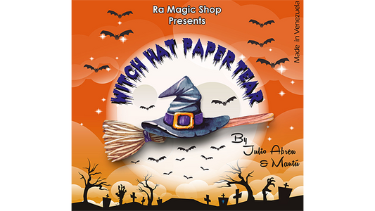 Witch Hat Paper Tear (12 pack) by Ra Magic - Trick