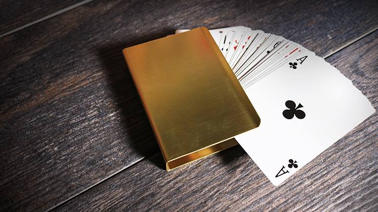 Card Clip (BRASS) for Standard Deck - Tricks