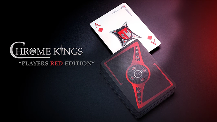 Chrome Kings Limited Edition Playing Cards (Players Red Edition) by De'vo vom Schattenreich and Handlordz