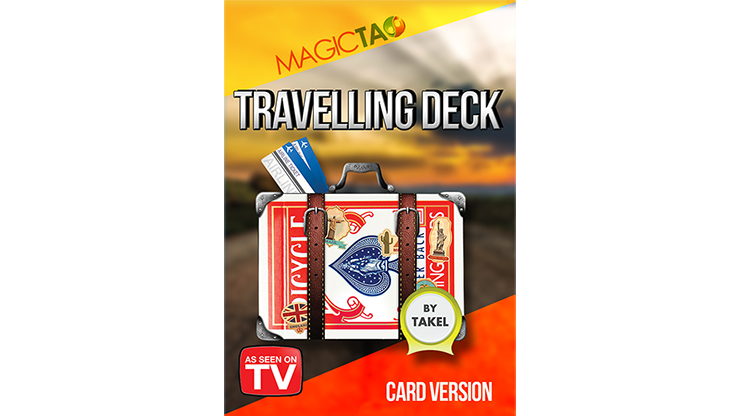 Travelling Deck Card Version Red (Gimmick and Online Instructions) by Takel - Trick