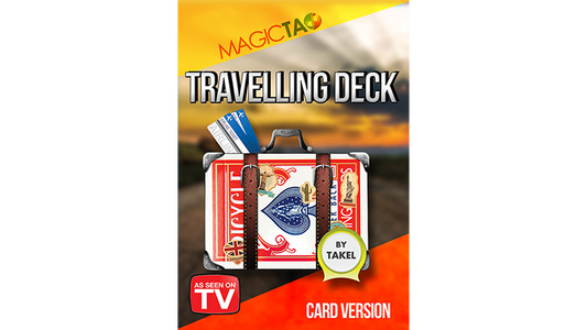 Travelling Deck Card Version Red (Gimmick and Online Instructions) by Takel - Trick