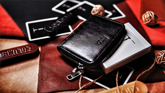 Zipper Playing Card Case (Artificial Leather) by TCC