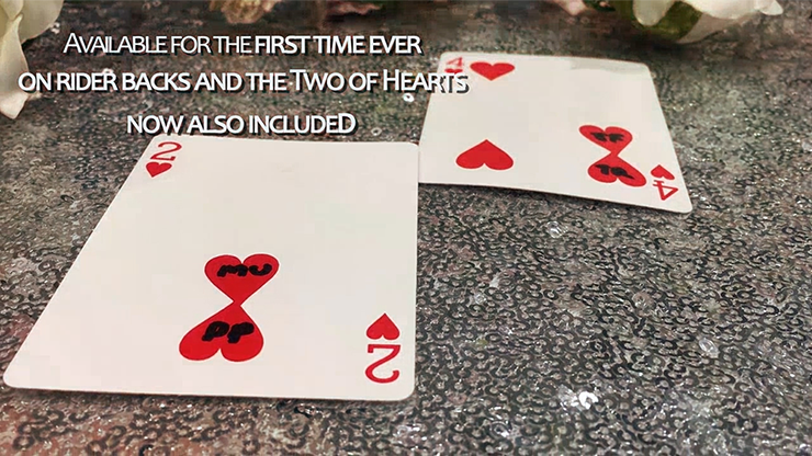 ONE Two of Hearts (Online Instructions and Red Gimmick) Edition by Matthew Underhill - DVD