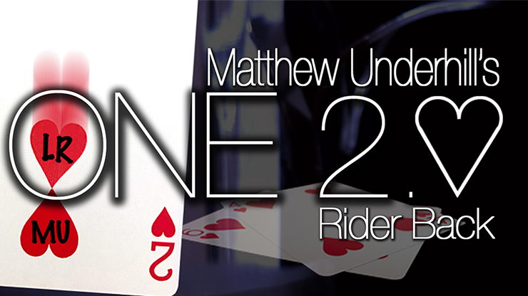 ONE Two of Hearts (Online Instructions and Red Gimmick) Edition by Matthew Underhill - DVD