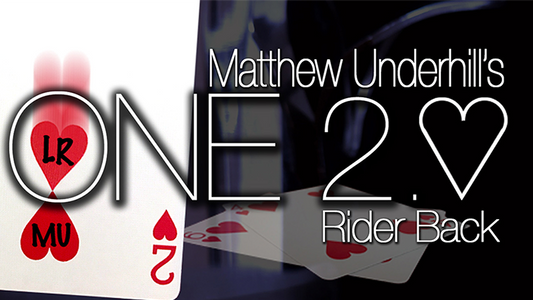 ONE Two of Hearts (Online Instructions and Red Gimmick) Edition by Matthew Underhill - DVD