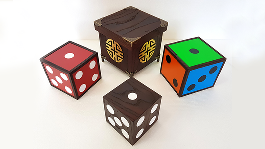 Color Changing Dice (4 Wooden Die) - Trick