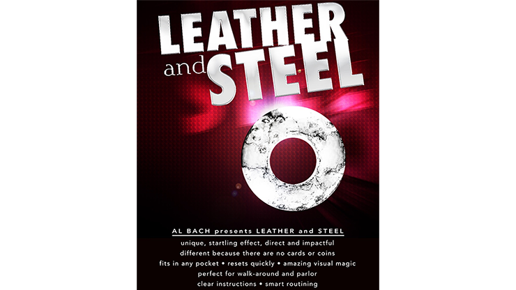 LEATHER and STEEL (Gimmick and Online Instructions) by Al Bach - Trick