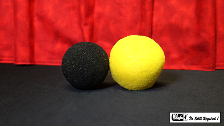 Ball To Dice (Yellow/Black) by Mr. Magic - Trick