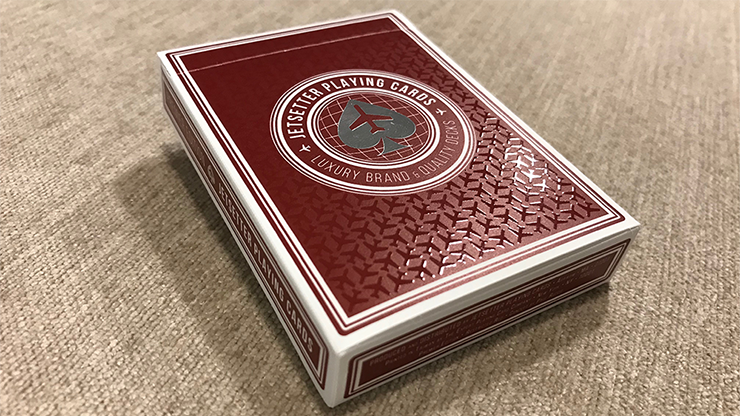 Premier Edition in Restricted Red by Jetsetter Playing Cards