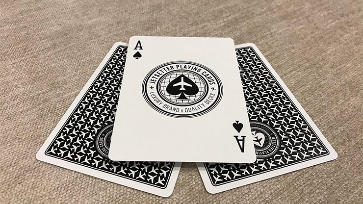 Premier Edition in Jet Black (Private Reserve) by Jetsetter Playing Cards