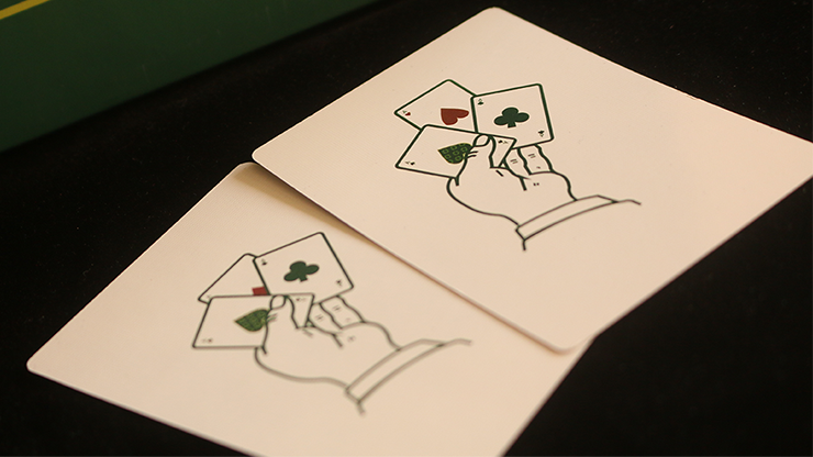 Limited Edition The Expert at the Card Table (Green) Playing Cards