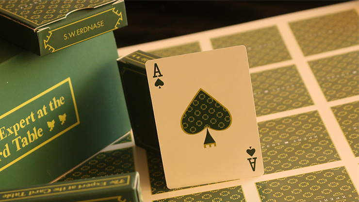 Limited Edition The Expert at the Card Table (Green) Playing Cards