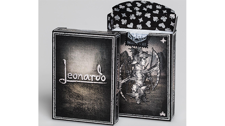 Leonardo MMXVIII Silver Edition by Art Playing Cards