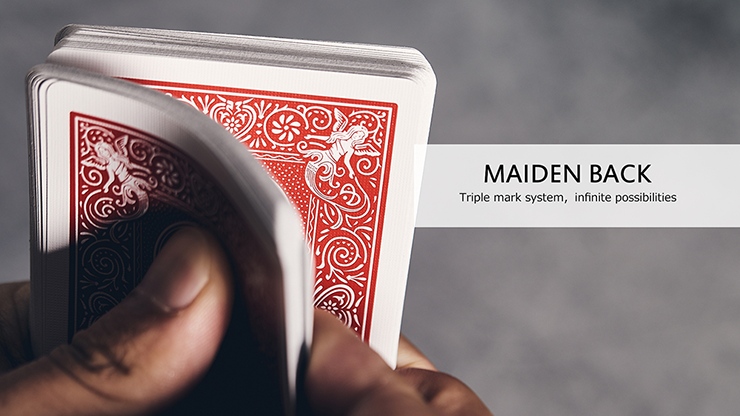 Bicycle Maiden Marked Playing Cards (Red)