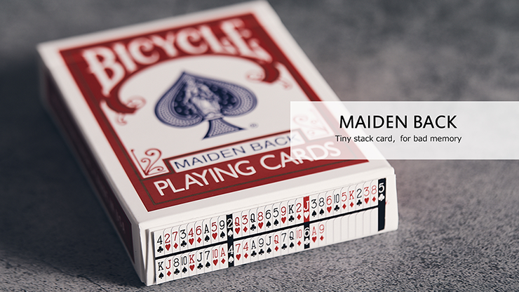 Bicycle Maiden Marked Playing Cards (Red)