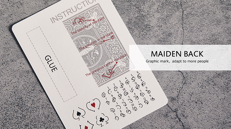 Bicycle Maiden Marked Playing Cards (Red)