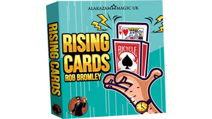 Alakazam Magic Presents The Rising Cards Blue (DVD and Gimmicks) by Rob Bromley - Trick