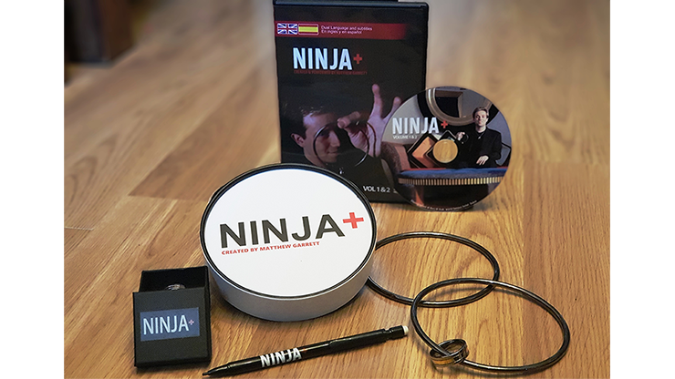 Ninja+ Deluxe CHROME BLACK (With Online Instructions) by Matthew Garrett - Trick