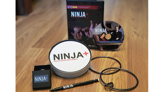 Ninja+ Deluxe CHROME BLACK (With Online Instructions) by Matthew Garrett - Trick