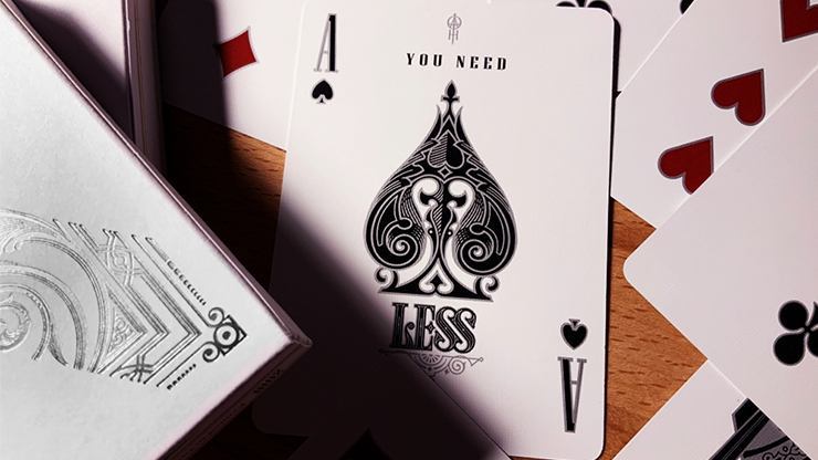 Less Playing Cards (Silver) by Lotrek