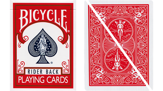 Split Pop Eyed Popper Deck Bicycle (Red)