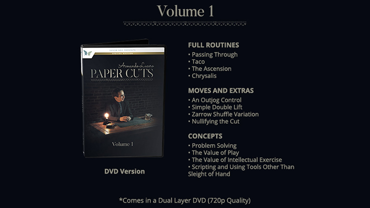 Paper Cuts Volume 1 by Armando Lucero - DVD