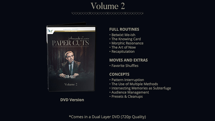 Paper Cuts Volume 2 by Armando Lucero - DVD