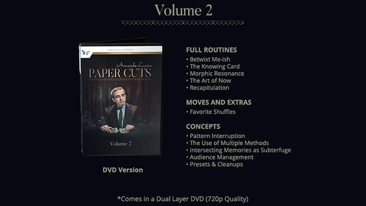 Paper Cuts Volume 2 by Armando Lucero - DVD