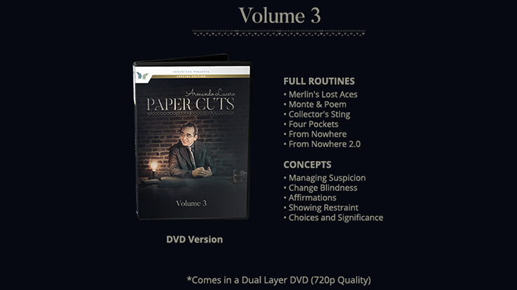 Paper Cuts Volume 3 by Armando Lucero - DVD