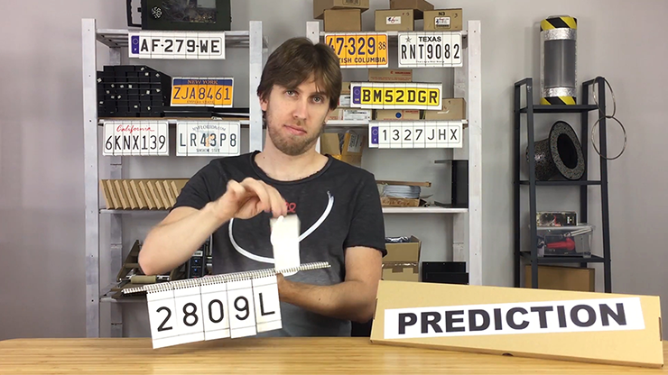 LICENSE PLATE PREDICTION - SPAIN (Gimmicks and Online Instructions) by Martin Andersen - Trick