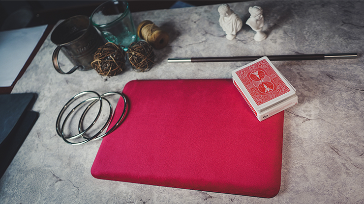 Suede Leather Mini Pad (Red) by TCC - Trick