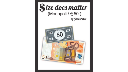 Size Does Matter MONOPOLY EURO (Gimmicks and Online Instructions) by Juan Pablo Magic