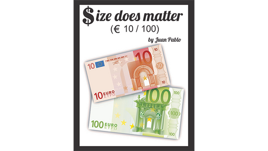 Size Does Matter EURO 10 to 100 (Gimmicks and Online Instructions) by Juan Pablo Magic