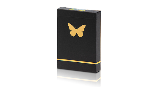 Limited Edition Butterfly Playing Cards (Black and Gold) by Ondrej Psenicka