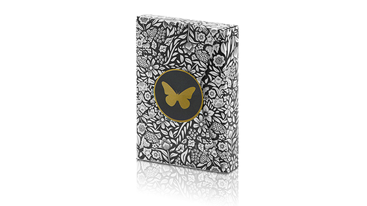 Limited Edition Butterfly Playing Cards (Black and Gold) by Ondrej Psenicka