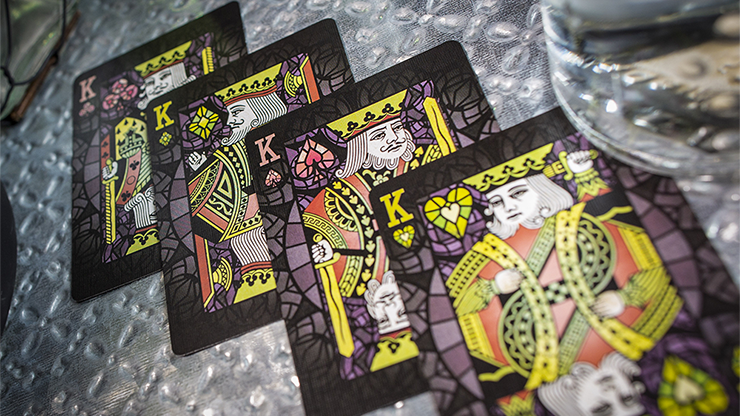 Bicycle Stained Glass Behemoth Playing Cards