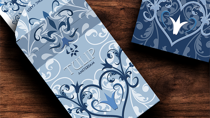 Tulip Playing Cards (Light Blue) by Dutch Card House Company